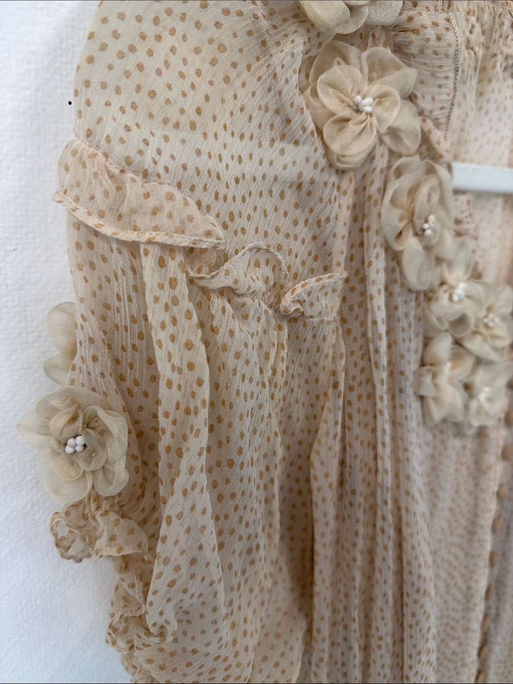 Leifsdottir Sheer Embellished Blouse - Picture 3 of 4